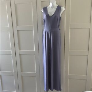 Bar III Purple Sleeveless V-Neck Maxi Dress